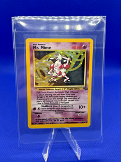Pokemon TCG Mr. Mime Jungle 6/64 Holo Unlimited Holo Rare - Image 1