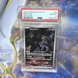 Mewtwo JP Psa 10 Gem Mint 183/165 Art Rare 2023 Japanese Pokemon 151 SV2a JP - Image 1