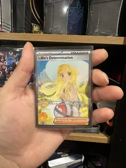 Pokemon Lillie’s Determination Secret Art Rare 184/132 Mega Evolution - Image 1