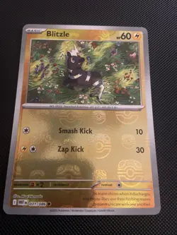 Pokemon TCG Blitzle (Master Ball Pattern) 031/086 Sv: White Flare Holo NM/M - Image 1