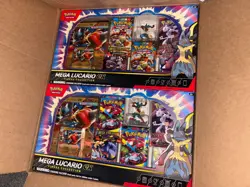 Pokemon TCG Mega Lucario ex Figure Collection CASE of x6 Boxes English - Image 1