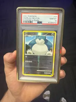 2007 Pokemon Snorlax Reverse Holo Diamond & Pearl - PSA 10 GEM MINT - POP 1 - Image 2
