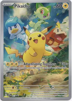 Pokemon Pikachu Illustration Rare Black Star Promo SVP 027 NM English - Image 1