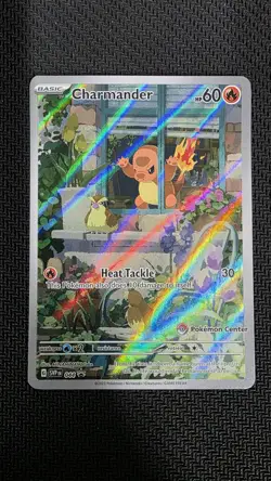 Charmander # 044 Pokemon Center Stamped Scarlet & Violet Promo - Image 1