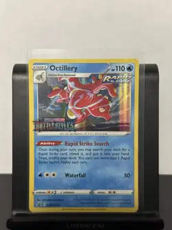 Pokemon Octillery SWSH089 Black Star Promos Prerelease Stamped Promo Holo NM - Image 1