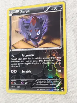 NM Zorua - Reverse Holo 69/108 Dark Explorers Pokemon TCG - Image 2