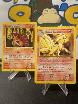 Blaine's Ninetales 21/132 Pokemon TCG Gym Challenge Regular Vintage 2000 WOTC - Image 1