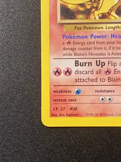 Blaine's Ninetales 21/132 Pokemon TCG Gym Challenge Regular Vintage 2000 WOTC - Image 5