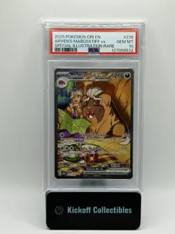2025 Pokemon Destined Rivals Arven's Mabosstiff EX 235 PSA 10 - Image 1