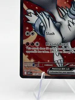 Pokemon White Flare Reshiram EX 158/086 Ultra Rare Holo NM - Image 4