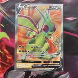 Pokemon TCG Flygon V Sword & Shield: Brilliant Stars 164/172 Holo Ultra Rare-NM - Image 1