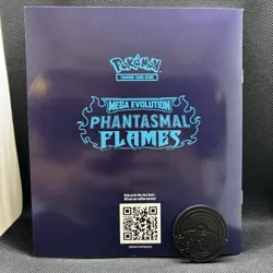 Pokemon TCG Mega Evolution Phantasmal Flames Players Guide & Charizard Coin - Image 2