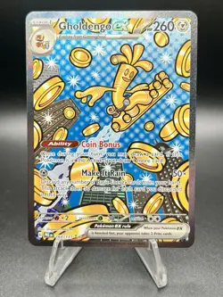 Pokemon TCG Gholdengo EX 164/131 Special Illustration Rare Prismatic Evolutions - Image 1