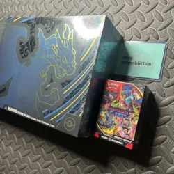 [SET] Pokemon Mega Charizard X Ultra Premium Collection Box w/ Booster Bundle - Image 4