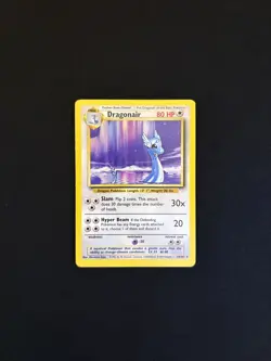 Pokemon TCG Dragonair 18/102 Base Set Regular Unlimited Rare WOTC Vintage - Image 1