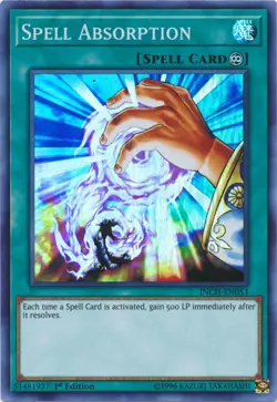 Spell Absorption - INCH-EN053 - Super Rare - 1st Edition x1 - Lightly Played - Image 1