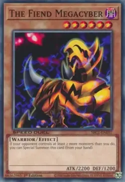 The Fiend Megacyber - SBC1-ENE07 - Common - 1st Edition - Lightly Played - Image 1