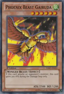 Phoenix Beast Gairuda - HA07-EN033 - Super Rare - Unlimited Edition x3 - Lightly - Image 1