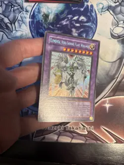 (WNU) Yugioh Elemental Hero Shining Flare Wingman CT03-EN004 Secret Rare VLP - Image 5