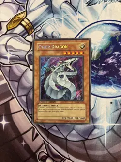 Yugioh Cyber Dragon Limited Edition Secret Rare CT03-EN002 LP (WNU) - Image 1