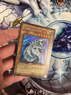 Yugioh Cyber Dragon Limited Edition Secret Rare CT03-EN002 LP (WNU) - Image 2