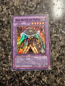 Yugioh Dark Balter The Terrible - LOD-002 - 1st Ed. Super Rare - LP - Image 1
