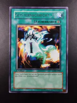 YUGIOH 2004 | SPIRIT MESSAGE "I" | LON-G089 | 1ST EDT GERMAN | RARE | EXCELLENT - Image 1