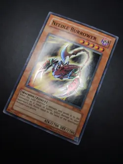 YUGIOH 2004 | NEEDLE BURROWER | AST-020 | EXCELLENT (LP) | SUPER RARE - Image 3