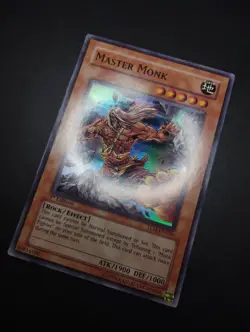 YUGIOH 2005 | MASTER MONK | TLM-EN020 | 1ST EDT | SUPER RARE | VERY GOOD (MP) - Image 3