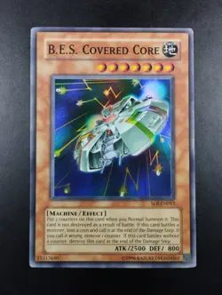 YUGIOH 2006 | B. E. S. COVERED CORE | SOI-EN013 | SUPE RARE | EXCELLENT (LP) - Image 1