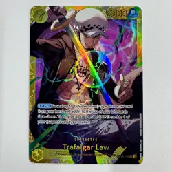 Trafalgar Law OP10-119 Royal Blood Secret Rare Foil One Piece English NM - Image 1