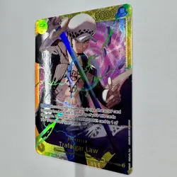 Trafalgar Law OP10-119 Royal Blood Secret Rare Foil One Piece English NM - Image 2