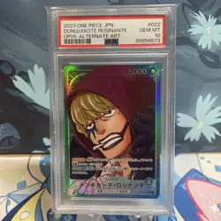 One Piece Donquixote Rosinante | OP05-022 | Japanese | L Alt Art | PSA 10 - Image 1