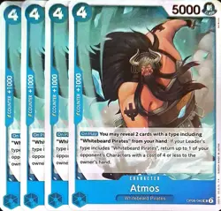 One Piece TCG - 4er Playset - OP08-040 Atmos UC/EN/NM - Image 1