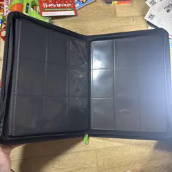 VaultX Premium Exo-TecR Black Zip Binder 9 Pocket Trading Card Holds 360 - Image 2