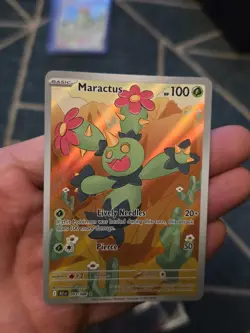 Maractus 093/086 - S&V Black Bolt Illustration Rare - Pokemon TCG English Card - Image 1