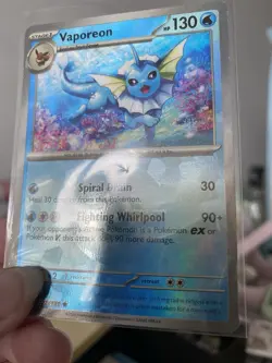 Vaporeon - 022/131 - Pokeball Holo - Prismatic Evolution - Pokemon Card - NM/M - Image 3