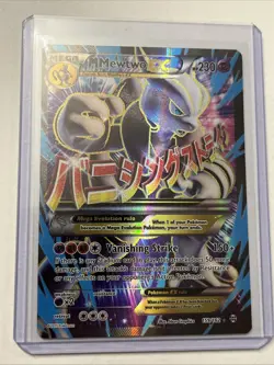 NEAR MINT!!! Pokemon TCG M Mega Mewtwo EX Ultra Rare Holo Card 159/162 - Image 1