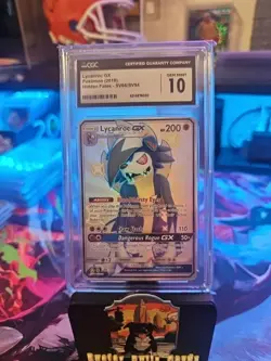 Lycanroc GX SV66/SV94 Shiny Vault Hidden Fates Pokemon Card CGC GEM MINT 10 - Image 5