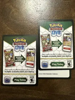 Pokemon TCG Online Code Card - Unova Victini Illustration Collection *Emailed* - Image 1
