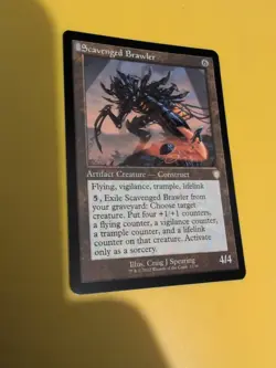 Scavenged Brawler. Construct. The Brothers War Commander. MTG Card. - Image 3