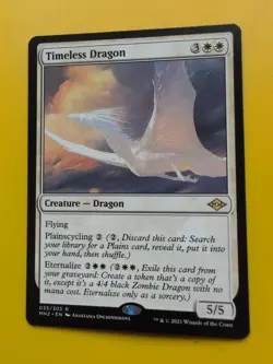 Timeless Dragon. MH2 rare Dragon MTG Card. - Image 2