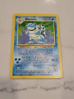 Blastoise - 2/102 - Holo Rare - Base Set - Pokemon Card - English - Image 2