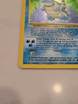 Blastoise - 2/102 - Holo Rare - Base Set - Pokemon Card - English - Image 3