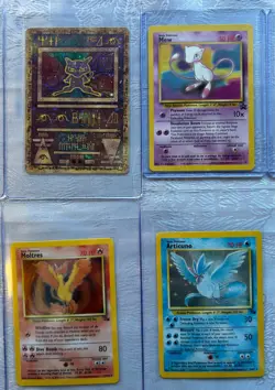 Vintage Poekmon Cards TCG Lot (12 Cards) - Set of Holos, 1st editions, and promo - Image 3