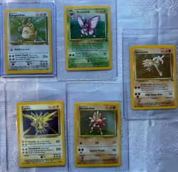 Vintage Poekmon Cards TCG Lot (12 Cards) - Set of Holos, 1st editions, and promo - Image 4