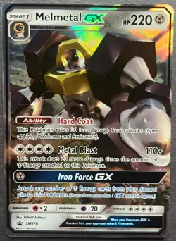 Melmetal GX SM178 Black Star Promo NM/LP Pokemon Card Ultra Rare Holo - Image 1