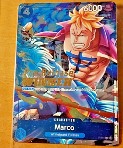 ONE PIECE ENGLISH CARD HOLO CARTE GAME RELEASE EVENT WINNER P-071 EN MINT - Image 1