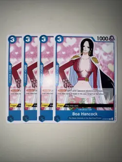 Boa Hancock ST03-013 X4 Playset One Piece Trading Card Game ENGLISH CCG TCG - Image 1