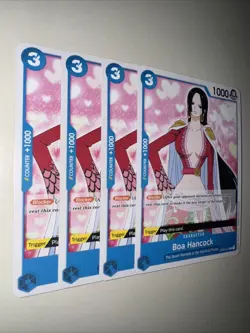 Boa Hancock ST03-013 X4 Playset One Piece Trading Card Game ENGLISH CCG TCG - Image 2